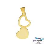 نیم ست طلا دست اول کم اجرت - طرح قلب