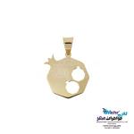نیم ست طلا دست اول کم اجرت - طرح انار