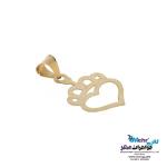 نیم ست طلا دست اول کم اجرت - طرح قلب و تاج