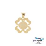 نیم ست طلا دست اول کم اجرت - طرح شبدر چهار برگ