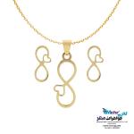 نیم ست طلا دست اول کم اجرت - طرح بی‌نهایت