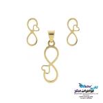 نیم ست طلا دست اول کم اجرت - طرح بی‌نهایت