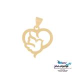 نیم ست طلا دست اول کم اجرت - طرح پرنده‌ی عاشق