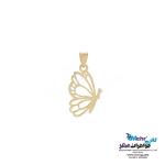 نیم ست طلا دست اول کم اجرت - طرح پروانه