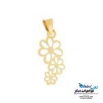 نیم ست طلا دست اول کم اجرت - طرح گل