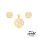 نیم ست طلا دست اول کم اجرت - طرح خوشه گندم