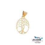 نیم ست طلا دست اول کم اجرت - طرح درخت