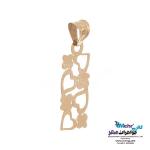 نیم ست طلا دست اول کم اجرت - طرح قلب
