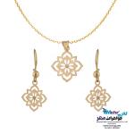 نیم ست طلا دست اول کم اجرت - طرح اسلیمی