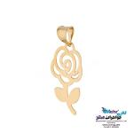 نیم ست طلا دست اول کم اجرت - طرح گل