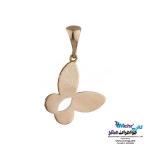نیم ست طلا دست اول کم اجرت - طرح پروانه
