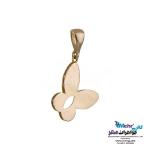 نیم ست طلا دست اول کم اجرت - طرح پروانه