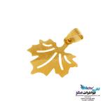 گردنبند طلا دست اول کم اجرت - طرح برگ