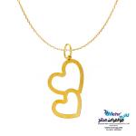 گردنبند طلا دست اول کم اجرت - طرح قلب
