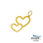 گردنبند طلا دست اول کم اجرت - طرح قلب