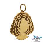 گردنبند طلا دست اول کم اجرت - طرح گیسو
