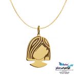 گردنبند طلا دست اول کم اجرت - طرح گیسو