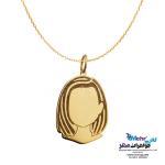 گردنبند طلا دست اول کم اجرت - طرح گیسو