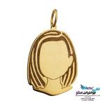 گردنبند طلا دست اول کم اجرت - طرح گیسو