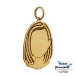 گردنبند طلا دست اول کم اجرت - طرح گیسو