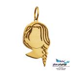 گردنبند طلا دست اول کم اجرت - طرح گیسو