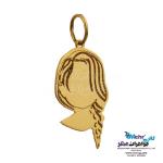 گردنبند طلا دست اول کم اجرت - طرح گیسو