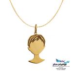 گردنبند طلا دست اول کم اجرت - طرح گیسو