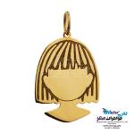 گردنبند طلا دست اول کم اجرت - طرح گیسو