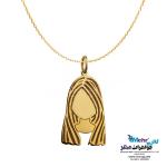 گردنبند طلا دست اول کم اجرت - طرح گیسو