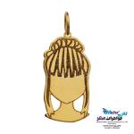 گردنبند طلا دست اول کم اجرت - طرح گیسو