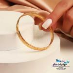 النگو طلا دست اول کم اجرت - طرح تراش سایز 2