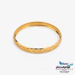 النگو طلا دست اول کم اجرت - طرح تراش سایز 3