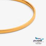 النگو طلا دست اول کم اجرت - طرح آینه ای سایز 2