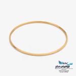 النگو طلا دست اول کم اجرت - طرح آینه ای سایز 2