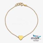 دستبند طلا دست اول کم اجرت - طرح قلب