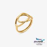 انگشتر طلا - طرح لوزی