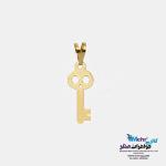 آویز طلا - طرح کلید