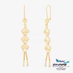 گوشواره طلا - طرح  پنج شیر