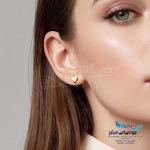 گوشواره طلا - طرح قلب