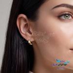 گوشواره طلا - طرح هلال
