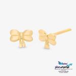 گوشواره طلا - طرح پاپیون