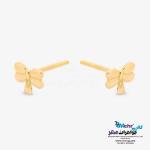 گوشواره طلا - طرح پاپیون