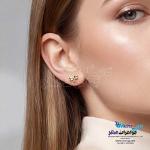گوشواره طلا - طرح پاپیون
