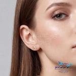 گوشواره طلا - طرح پاپیون