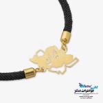 دستبند طلا و بافت - طرح نقشه ی ایران