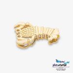آویز طلا - طرح خرچنگ