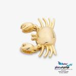 آویز طلا - طرح خرچنگ