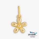 آویز طلا - طرح گل