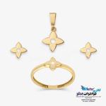 نیم ست طلا - طرح لویی ویتون