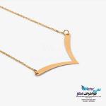 گردنبند طلا دست اول کم اجرت - طرح هفت باز